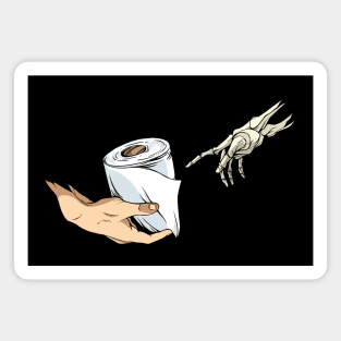 Creation of Toilet Paper Magnet